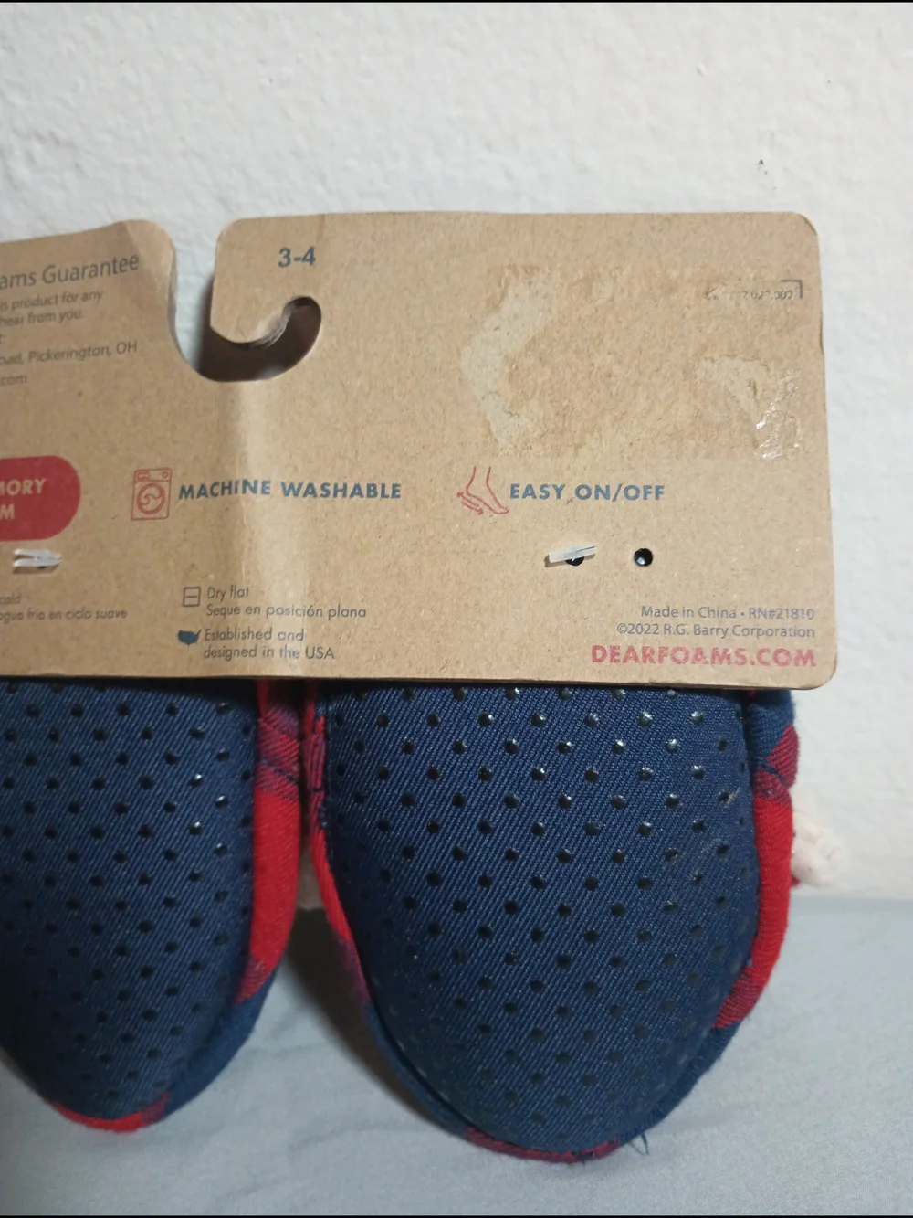 dearfoams cozy comfort